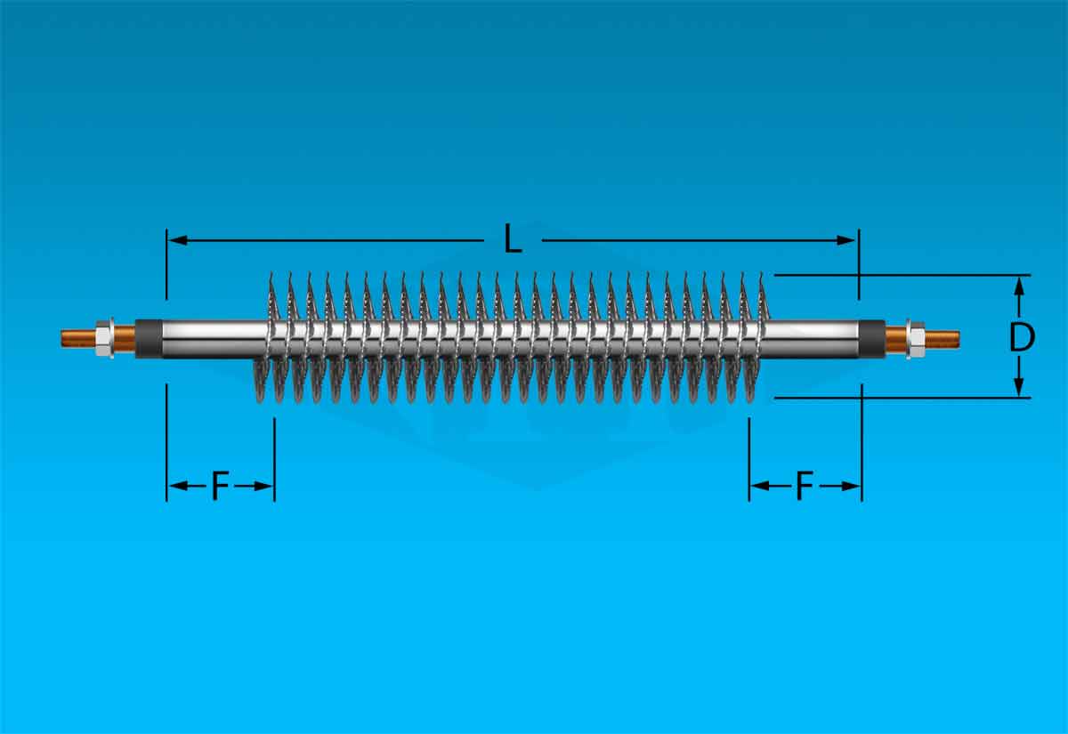 Finned Heater/Tubular Element: 1