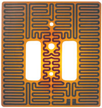 Kapton Heater with Holes & Cutouts