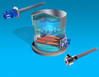 Pipe Insert Immersion Heaters - NPH Process Heaters
