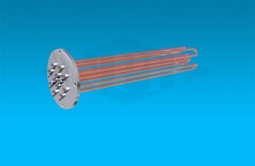 Round Flange Boiler Immersion Heater