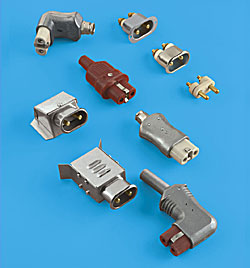 High Temperature European Plugs/Connectors for the Blow Molding, Blown Film, Injection Molding and Extrusion Plastics Processes.