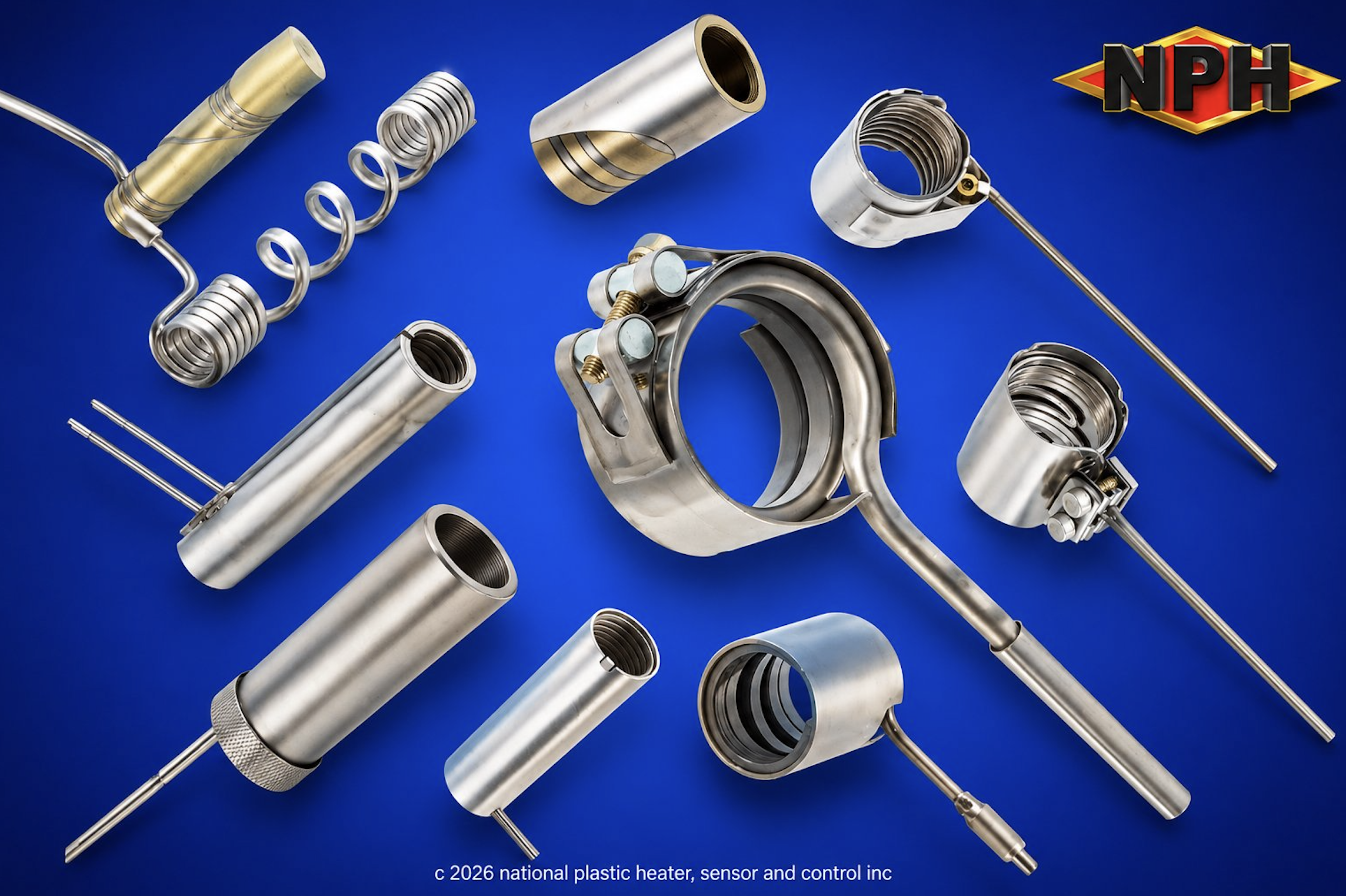 Square & Round Profile Coil Heaters