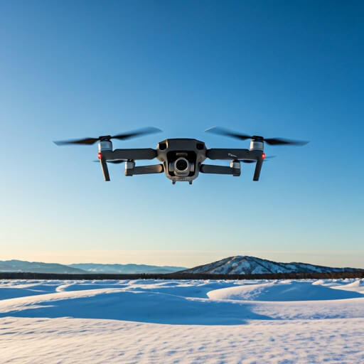 UAV/Drone using flexible Heaters for operations in cold environments